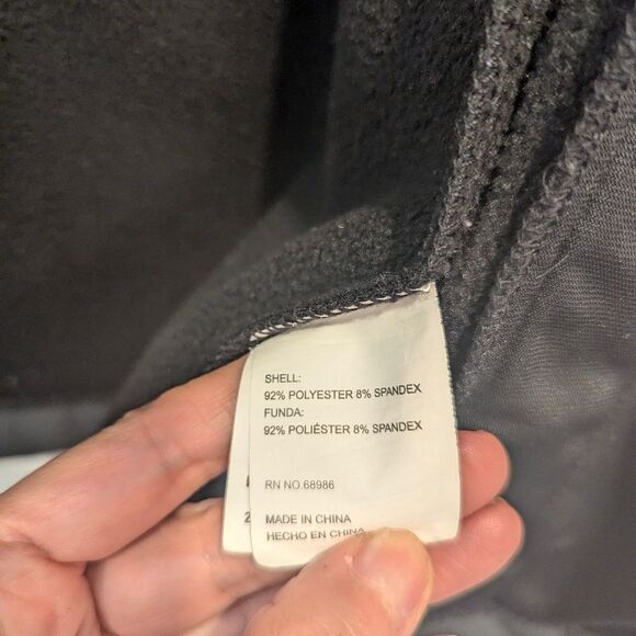 ICEBURG OUTERWEAR Women's Soft Shell Jacket Black fleece wind snow rainproof XL - Picture 7 of 8